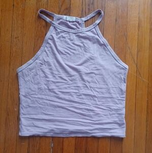 Light Mauve/Lavender Halter Neck Top